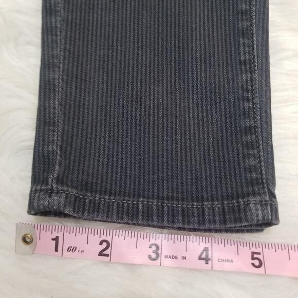 Vince Riley in Wilshire Wash Skinny Striped  Corduroy Low Rise Pants Made in USA - Picture 7 of 8